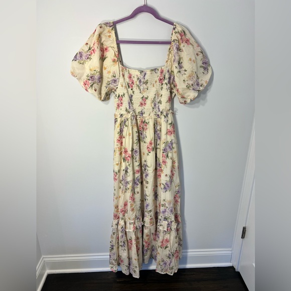 Gap × LoveShackFancy Floral Puff Sleeve Maxi Dress - Picture 3 of 4